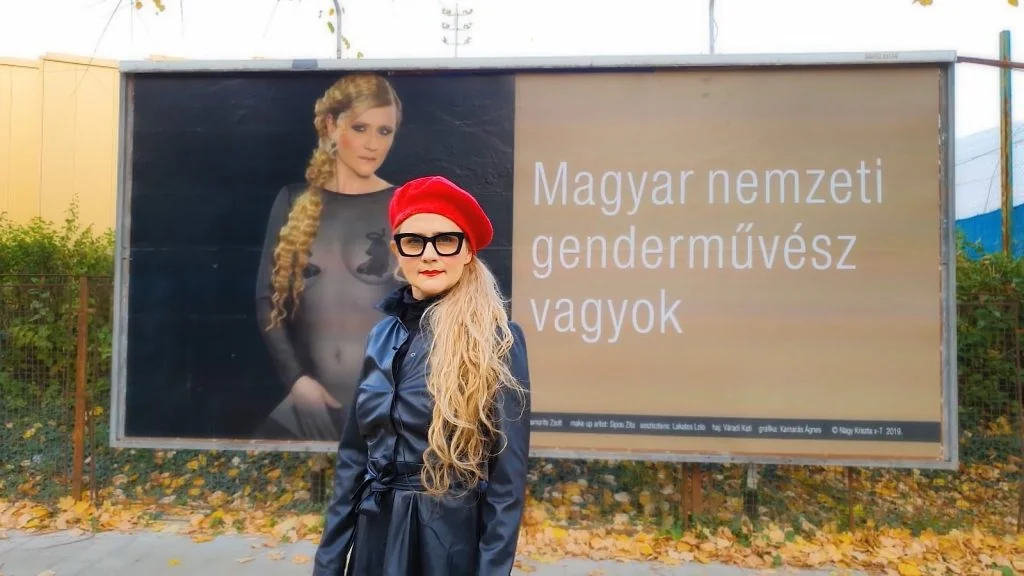Nagy Kriszta x-T: Magyar nemzeti genderművész vagyok 2019-10-23 — 2019-11-23 – az eredeti kiállításoldal borítóképe