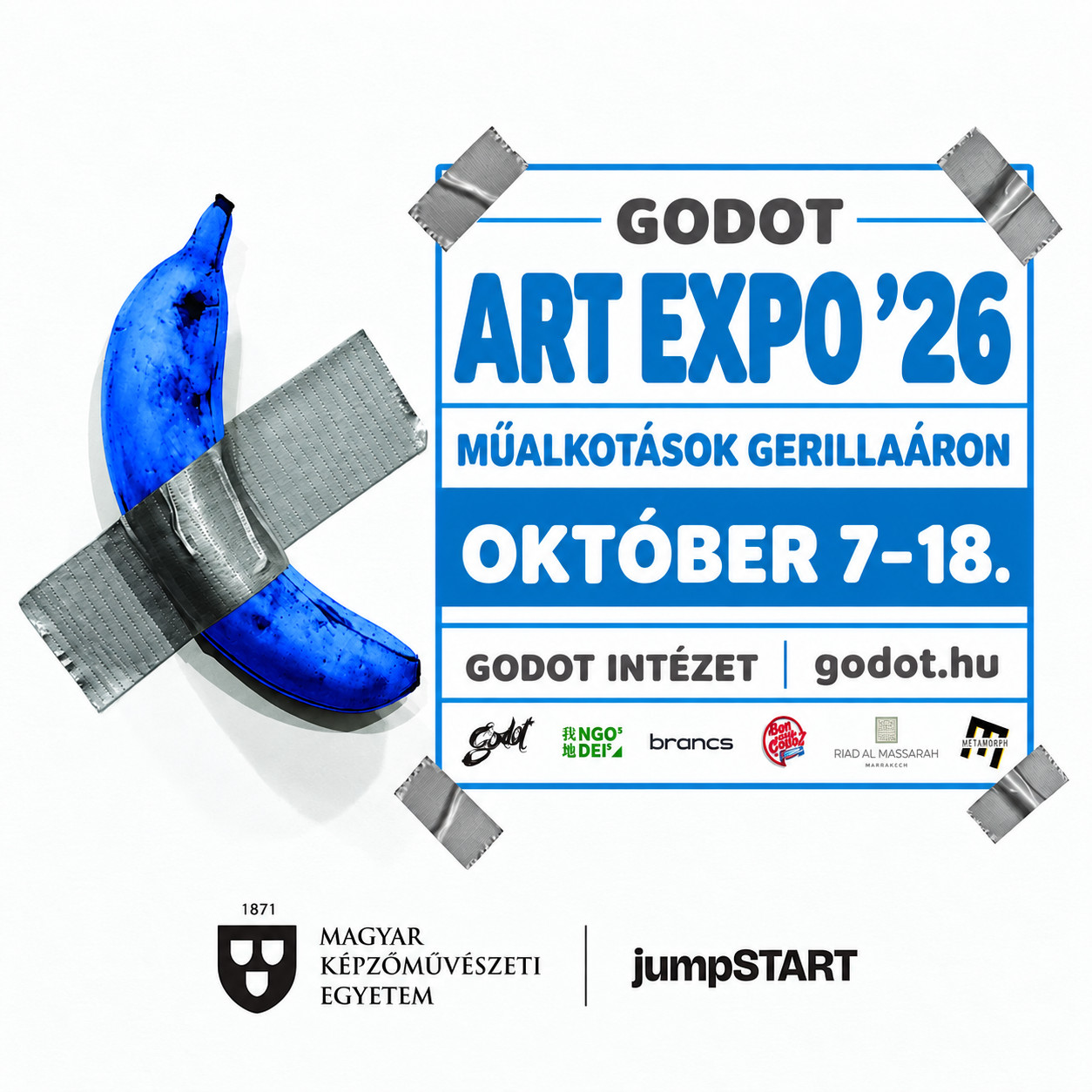 Godot Art Expo 2026 – eredeti eseményplakát