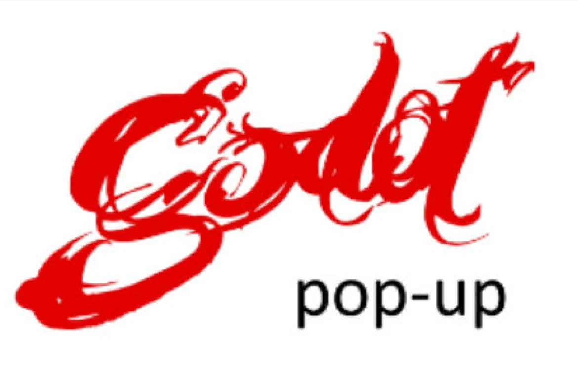 Young Generation Art Fair – a korabeli sajtócikk Godot pop-up logója