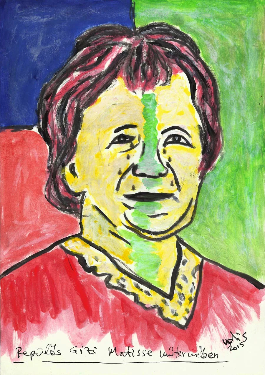 Repülős Gizi Matisse műtermében